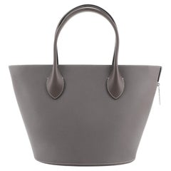 Louis Vuitton Holdall Tote Veau Satin Leather PM Gray