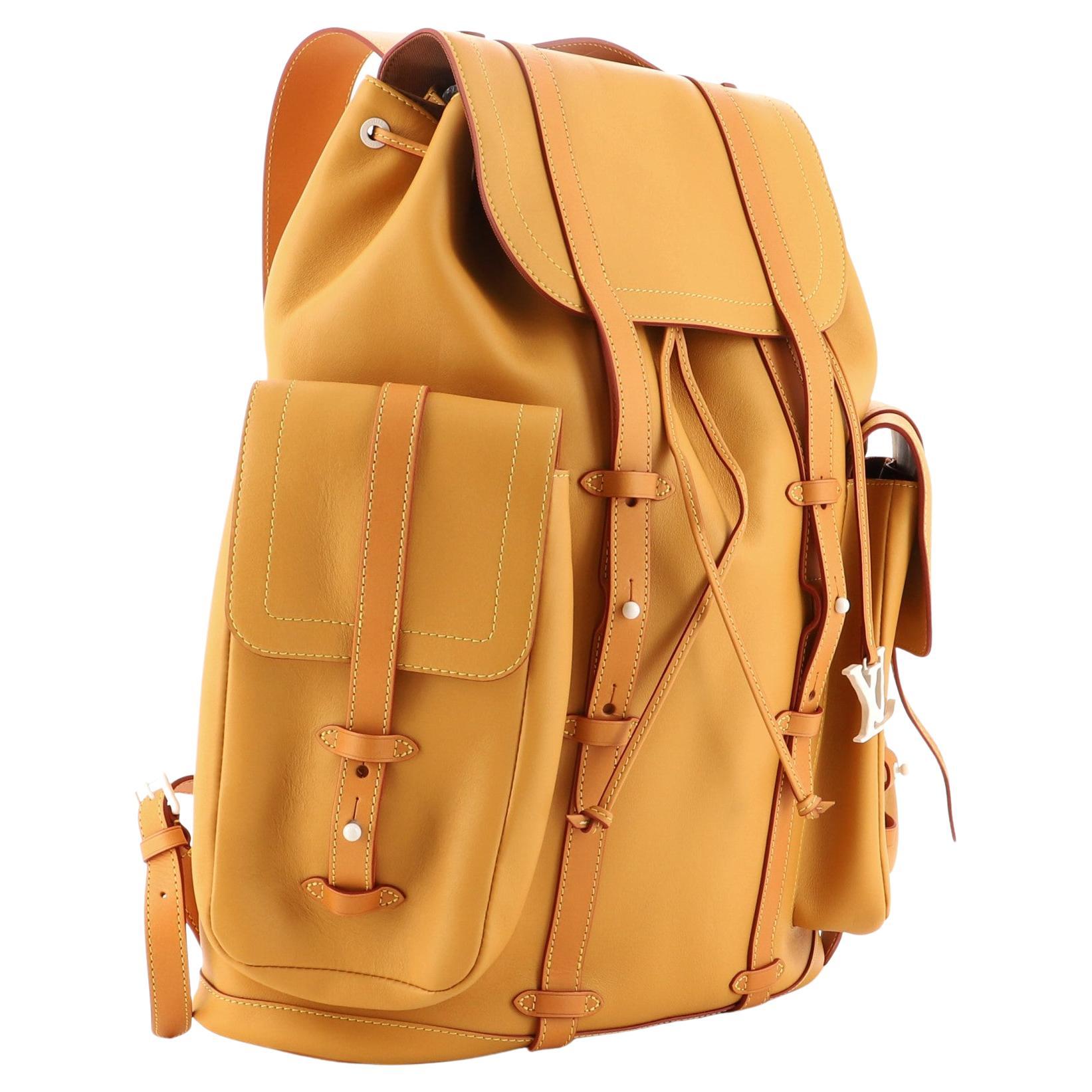 Louis Vuitton Christopher Backpack Vachetta Leather GM Brown