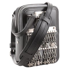 Louis Vuitton Danube Messenger Bag Limited Edition Charm Leather PPM Black