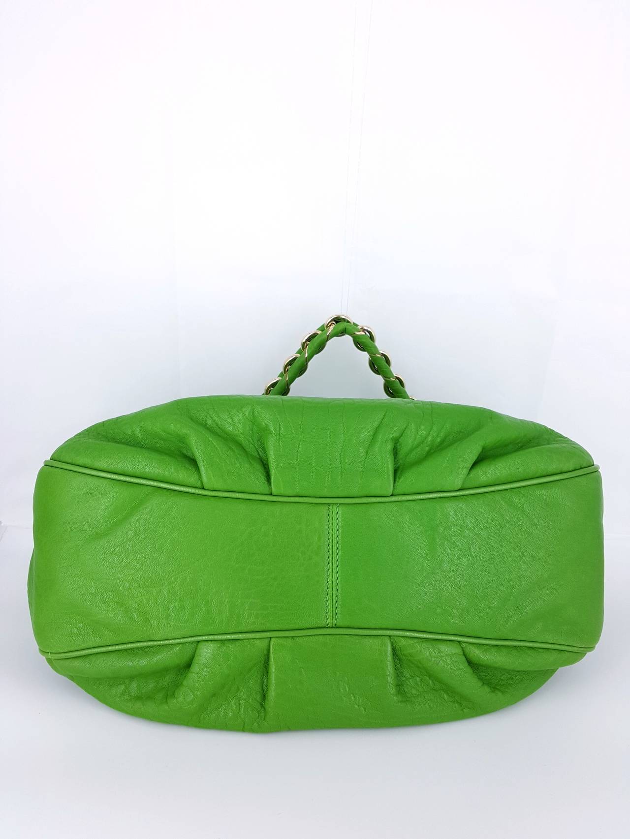 kelly green shoulder bag