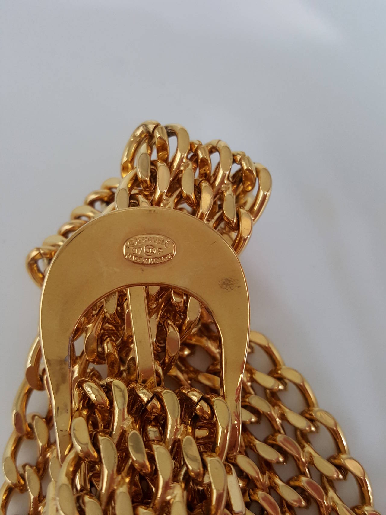 Rare Chanel Woven Chain Belt/Necklace from 1997. In Excellent Condition In Delray Beach, FL