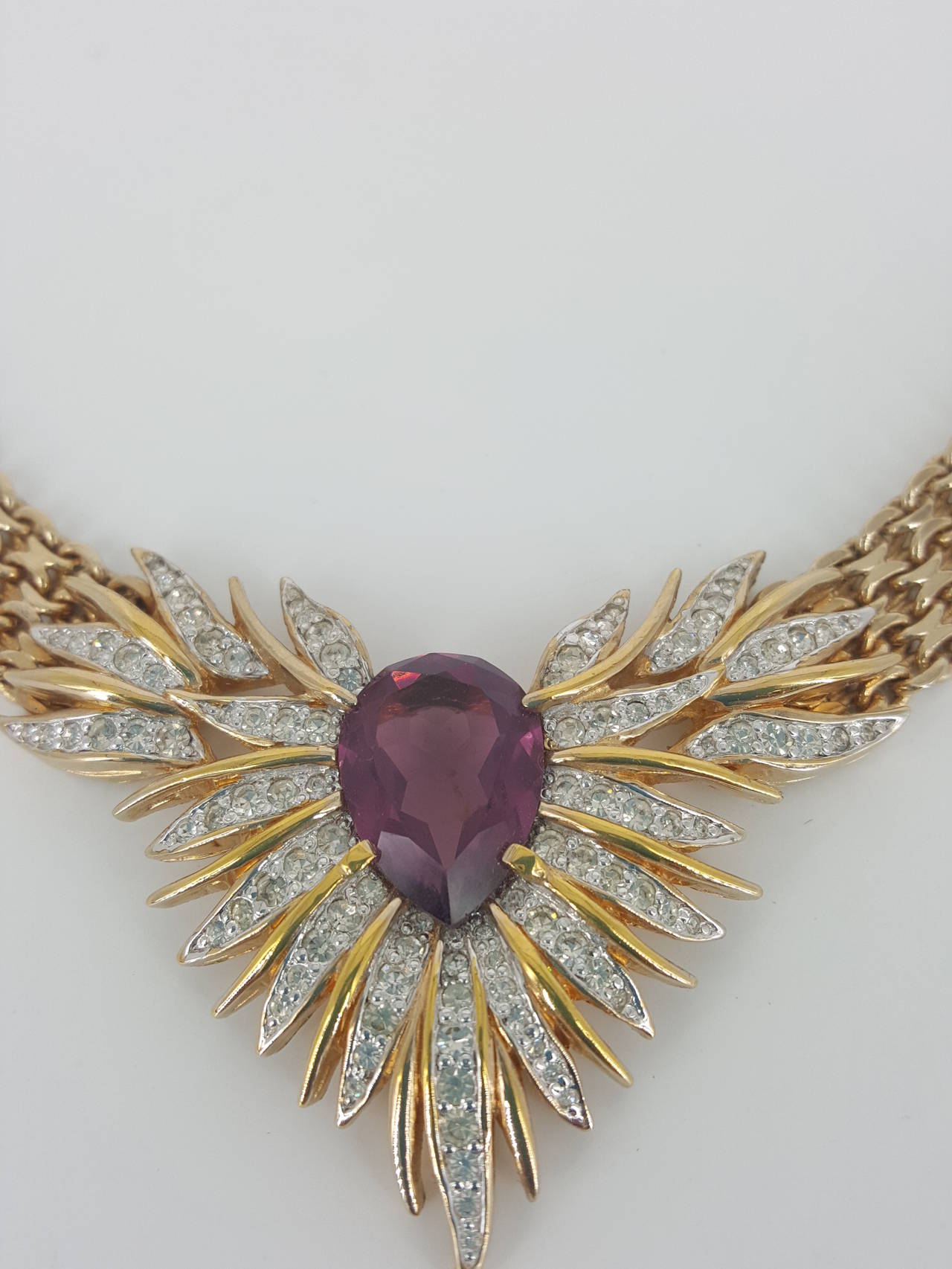 Panetta was originally from Italy and was a fine goldsmith and mold maker.  He came to the United States and began to manufacture costume jewelry with the same high standards and quality as his beautiful gold work.  His pieces today have the look of