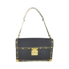 Louis Vuitton Black Suhali L'Aimable Limited Edition small Shoulder Bag.