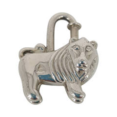 Hermes Lion Motif Cadena Charm/Key Ring.