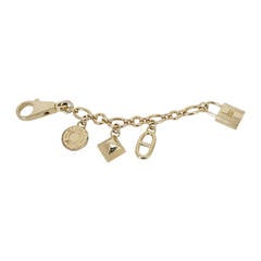 Hermes Olga Charm For Birkin/Kelly Bags Gold Berloque Key Chain