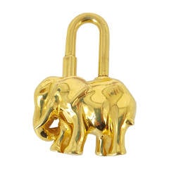 Hermes Elephant Motiff Cadena Charm/Key Ring