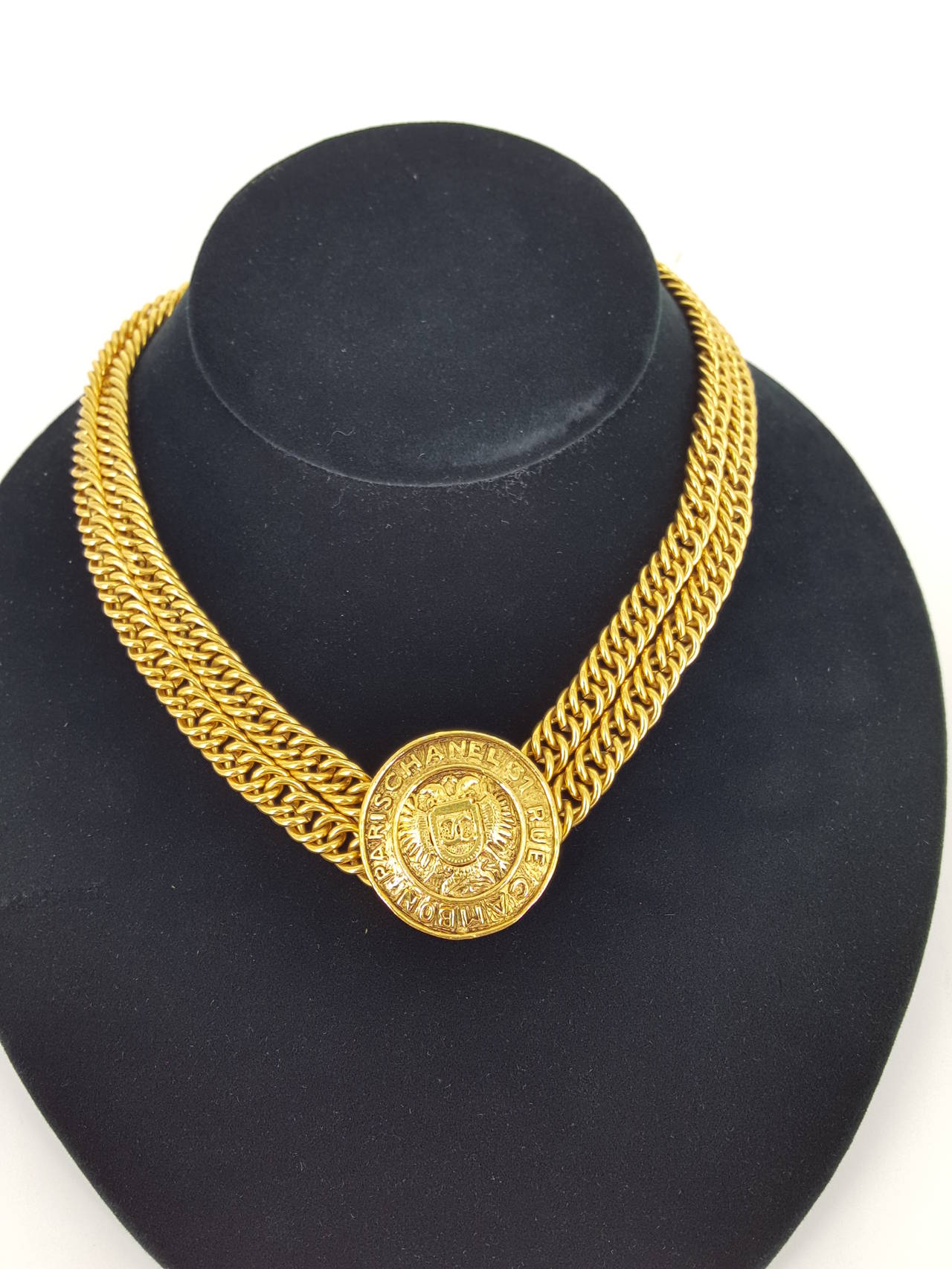 vintage chanel choker necklace