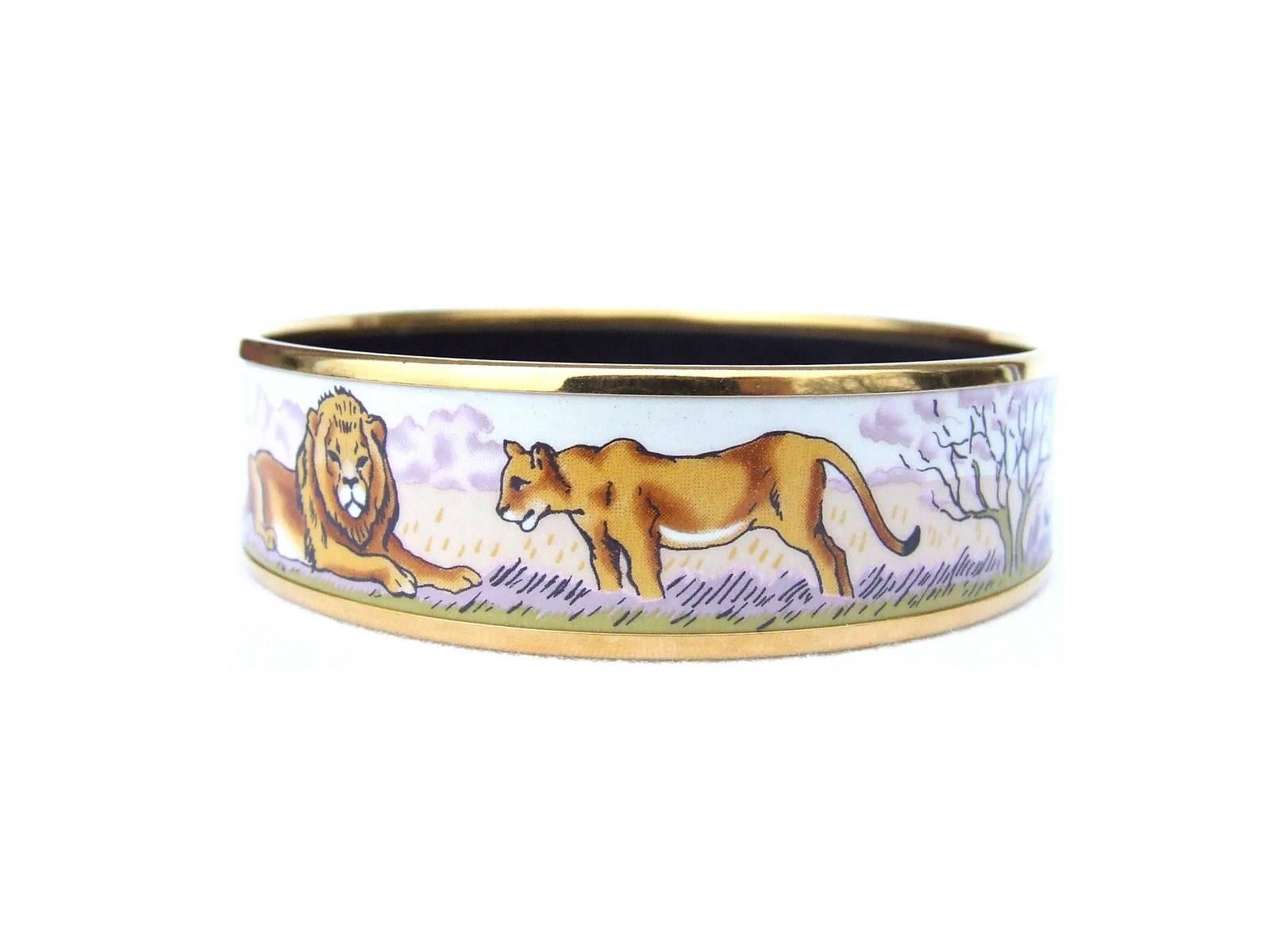 hermes lion bracelet
