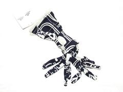 Hermes Long Silk Gloves Brides de Gala En Desordre Blue White Size S