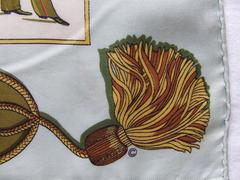 Hermes Collectible Vintage Silk Scarf La Parade Heron 50 years old 90 cm