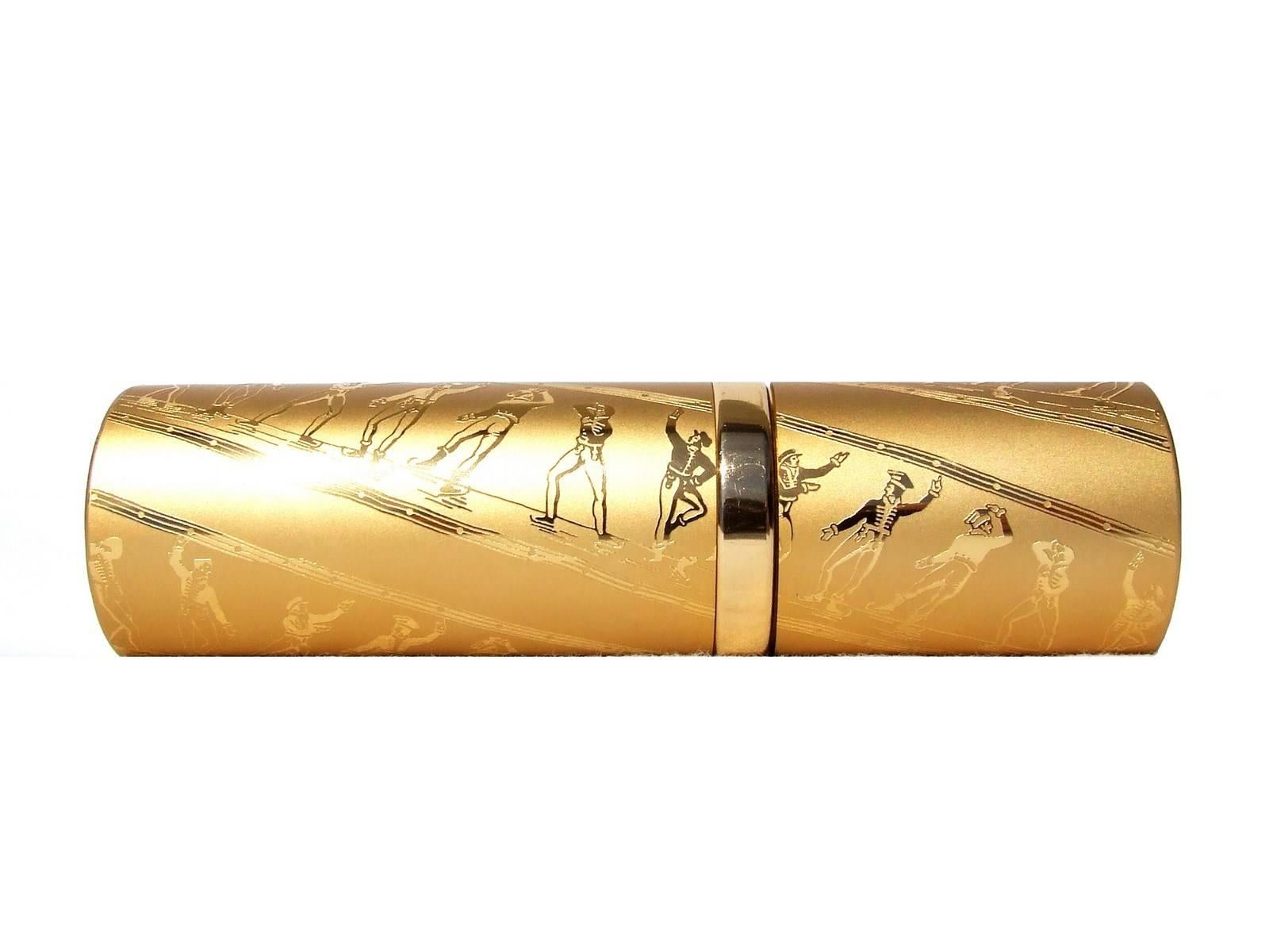 Brown Hermès Perfume Refillable Spray Bottle 45 ml