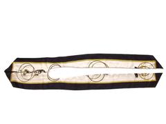 Rare Hermes Silk Scarf Lavalliere Ascot tie Voitures a Transformation Ledoux