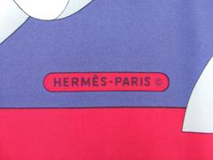 Hermès Silk Scarf Air France Limited Edition Sold in Planes only 1962 2A