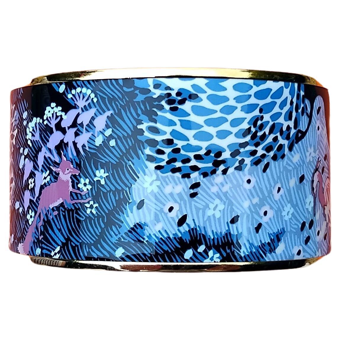 Hermès Dans Un Jardin Anglais Enamel Bracelet Alice Shirley Extra Large S. 65 4
