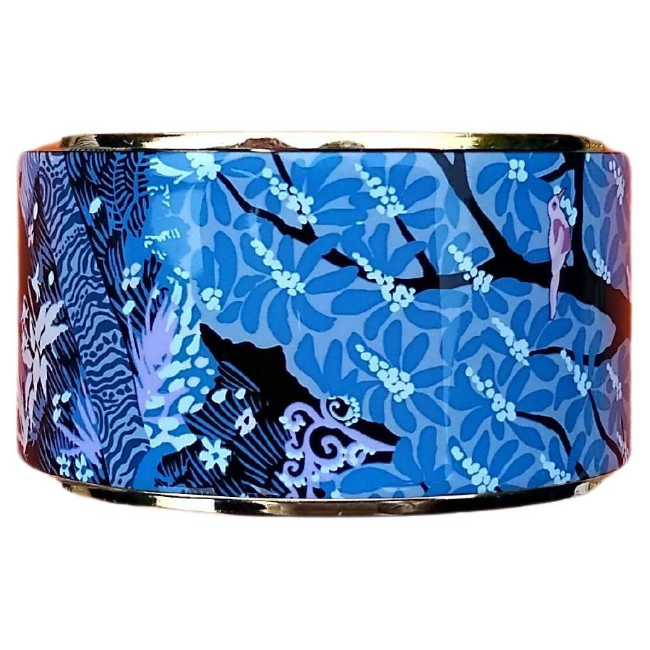 Hermès Dans Un Jardin Anglais Enamel Bracelet Alice Shirley Extra Large S. 65 2