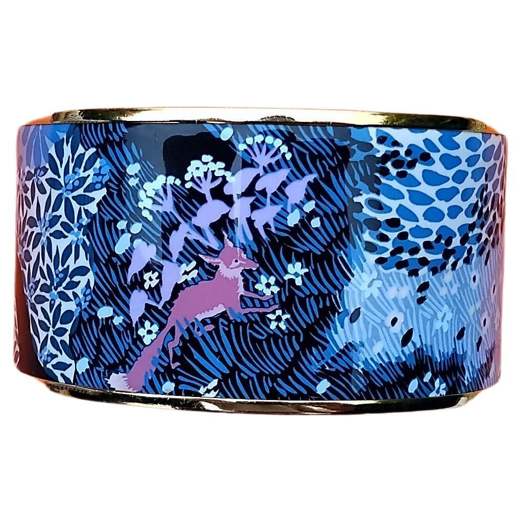 Hermès Dans Un Jardin Anglais Enamel Bracelet Alice Shirley Extra Large S. 65 1