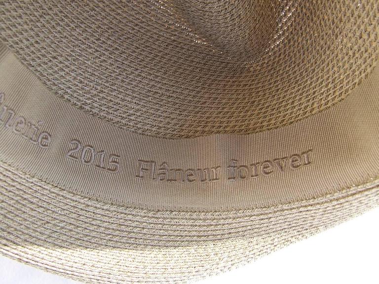 Hermes Sun Hat Panama Beige Size 57 at 1stDibs | hermes  display picture 3
