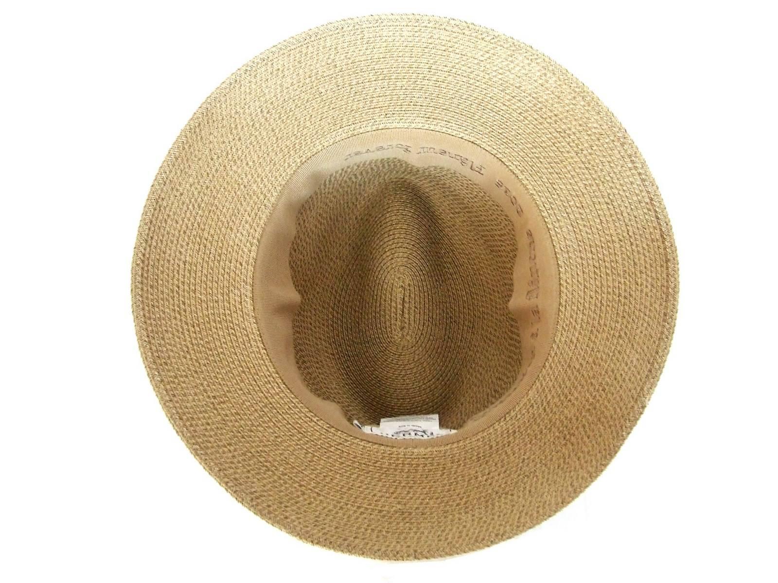 Hermes Sun Hat Panama Beige Size 57  2