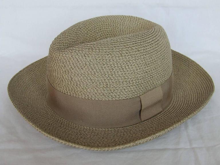 Hermes Sun Hat Panama Beige Size 57 at 1stDibs | hermes  display picture 3