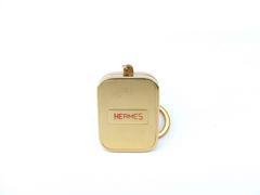 RARE Hermes Keychain music box Golden Metal