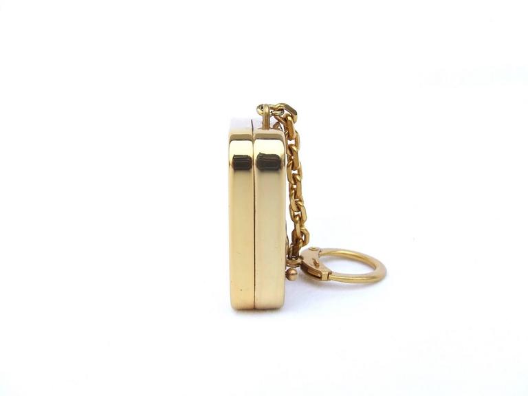 RARE Hermes Keychain music box Golden Metal at 1stDibs hermes music box