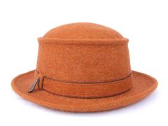 Motsch Paris for Hermes Felt Hat Orange Size 57