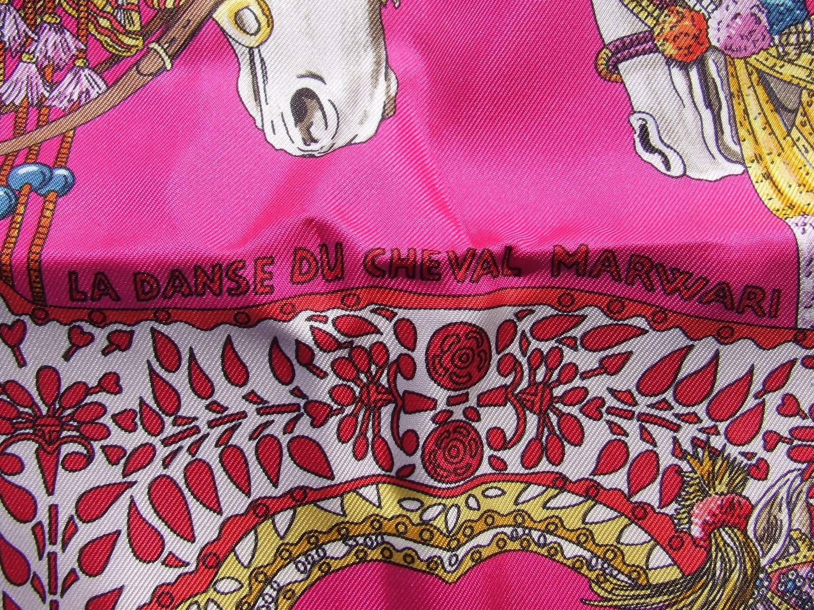 Hermes Silky Pop Shopper Handbag Danse du Cheval Marwari Pink  1