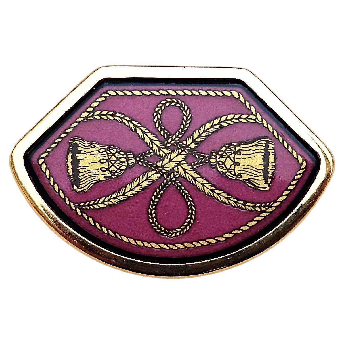 Broche en or Hermès Grand Apparat Garnitures en vente