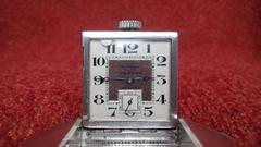 Exceptionnal Rare Hermes Tavannes Belt Buckle Watch Sterling Silver Golf 1930s