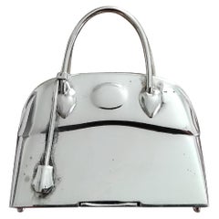 Hermès Sterling Silver Pill Box Micro Bolide Bag