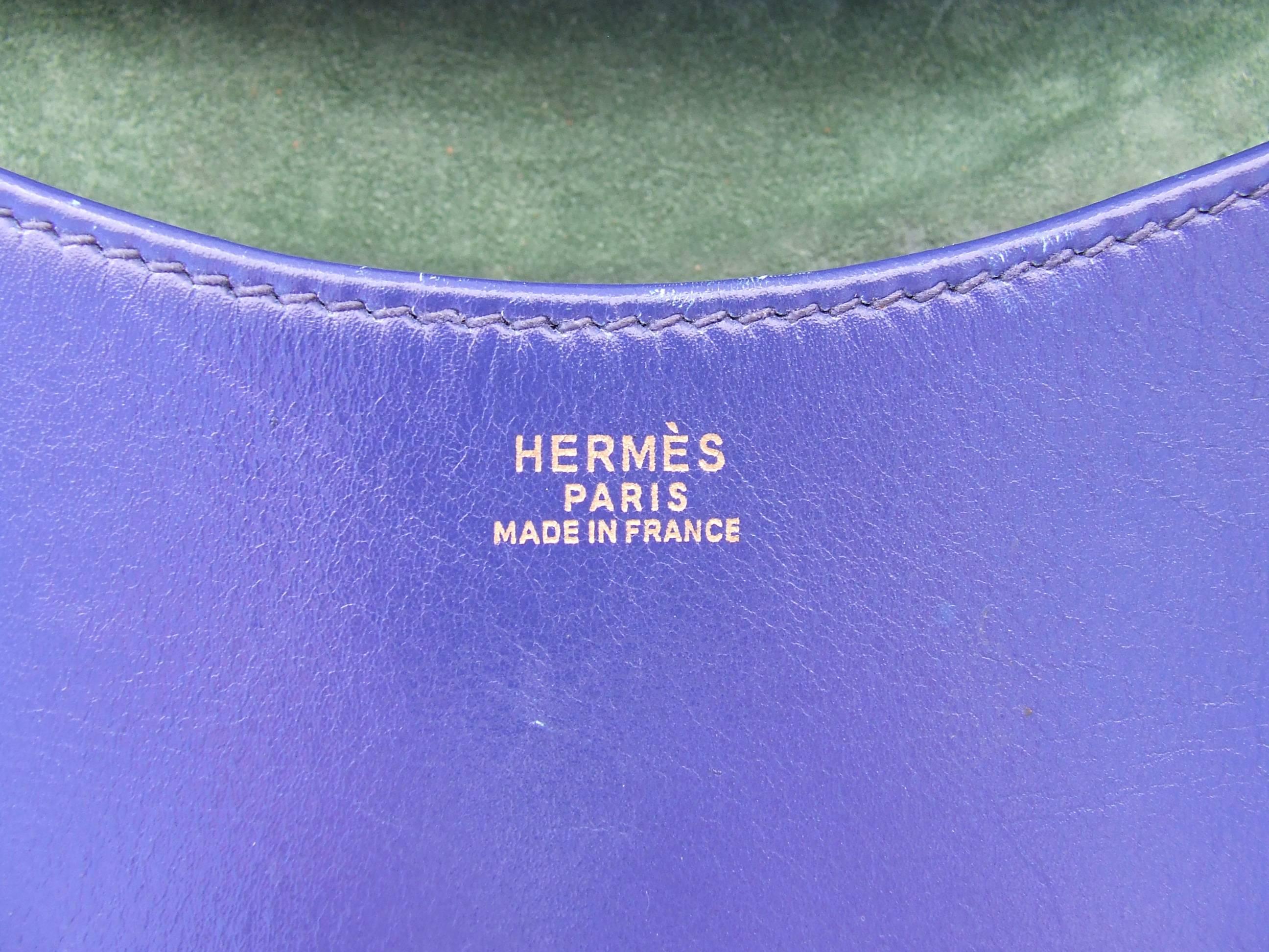 Rare Hermes Shoulder Flap Bag 2 ways 3 colors 3 material Ostrich Doblis Leather  1