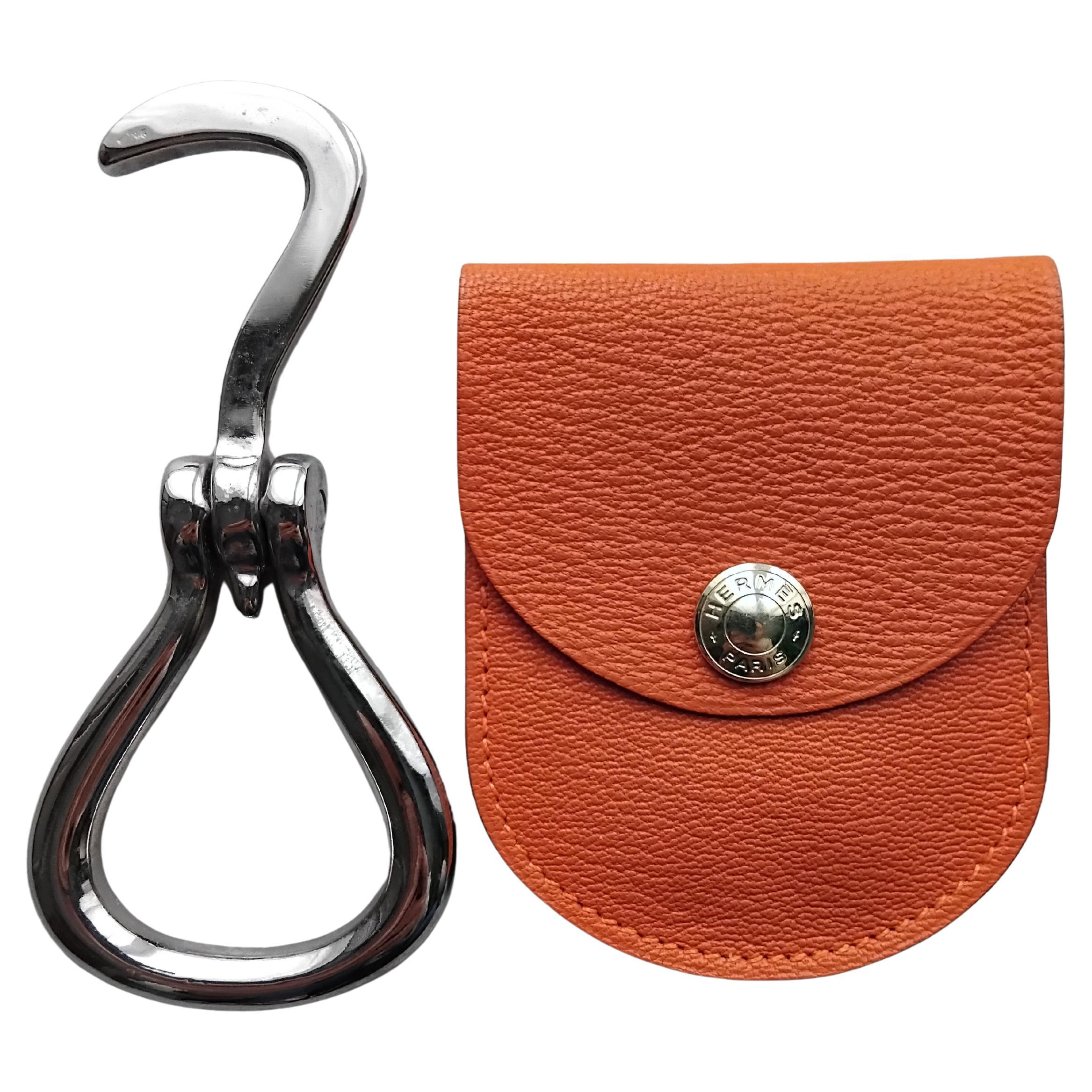 Hermès Folding Hoof Pick or Boots Scraper in Leather Case For Sale