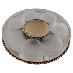 Eccezionale portapillole d'oro Hermès Raro