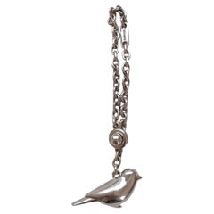 Hermès Silver Keychain Bird 2006