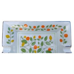 Hermès Cigar Ashtray Change Tray Porcelain Oranges Lemons