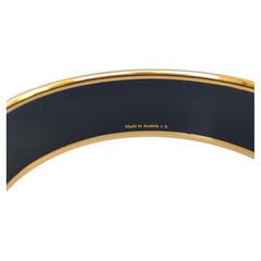Hermès Greyhound Enamel Bracelet Gold Hdw 65 Levrier Dogs