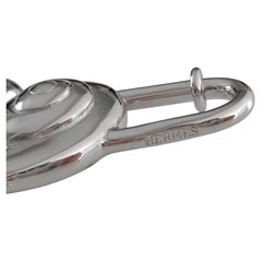 Hermès Padlock Charm Snail 1995 Year of the Road Palladium