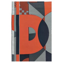 Hermès DJ Disc Jockey Scarf Shawl Vinyl Record Cashmere Silk 100 cm