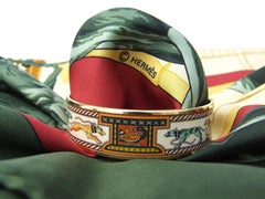 Hermes Pulsera esmaltada impresa Perros galgos Levriers GHW Talla 70