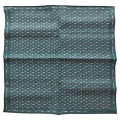 Hermès Pocket Square Silk FIA International Automobile Federation Racing Cars
