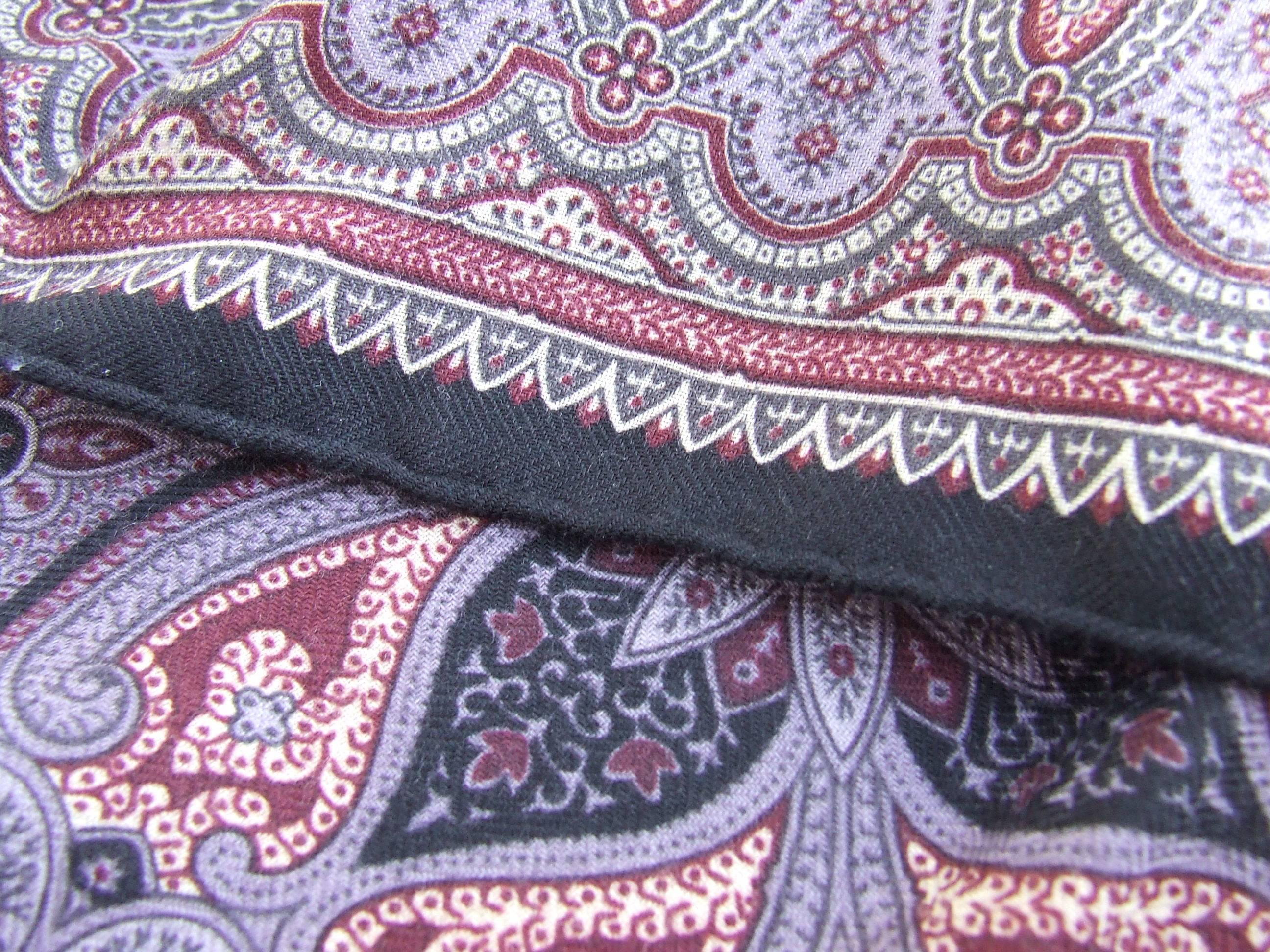 Hermès Long Scarf Stole Pashmina Cashmere and Silk Purple 181 cm 1