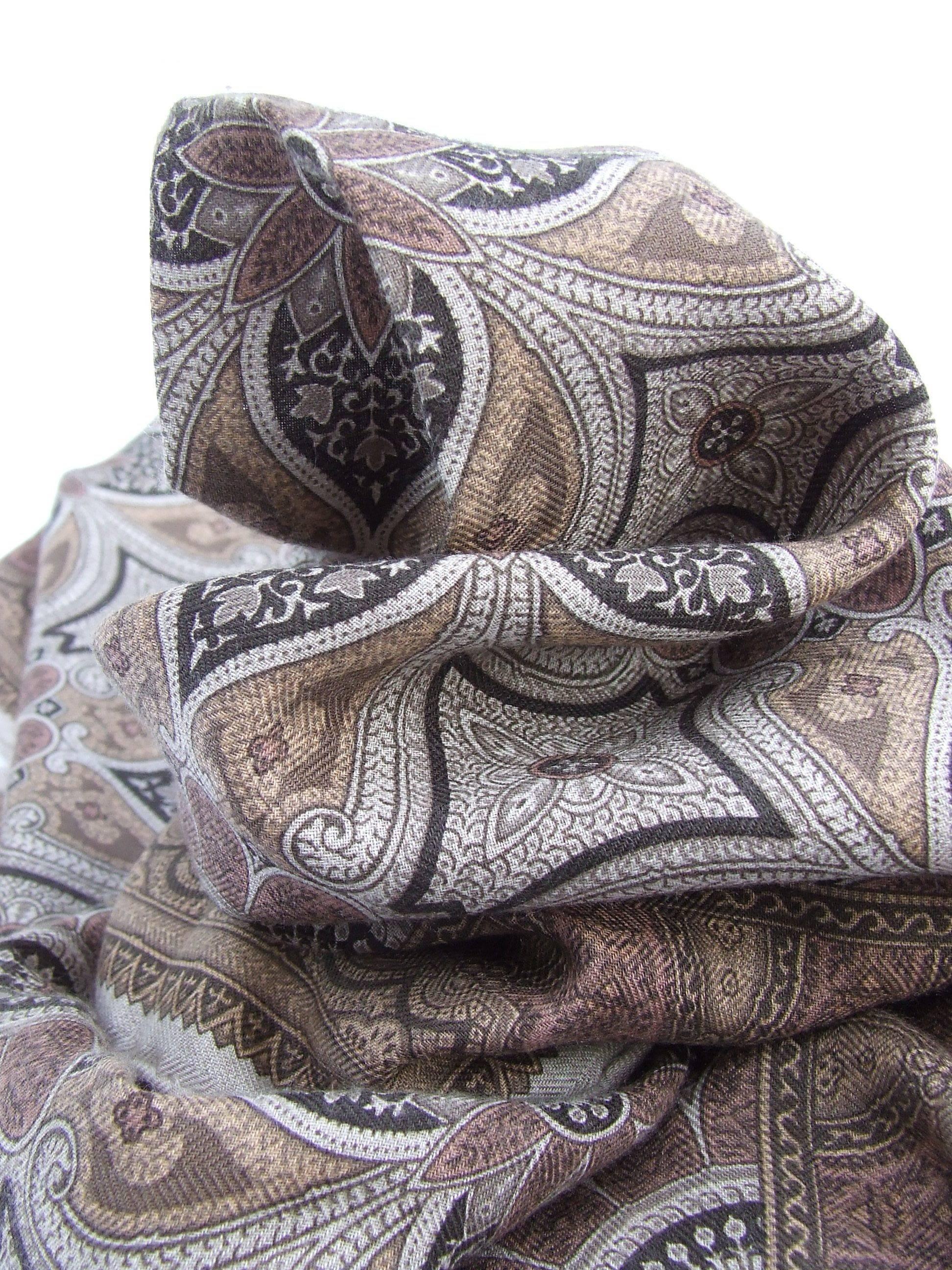 Hermès Long Scarf Stole Pashmina Cashmere and Silk Shades of Beige 181 cm 3