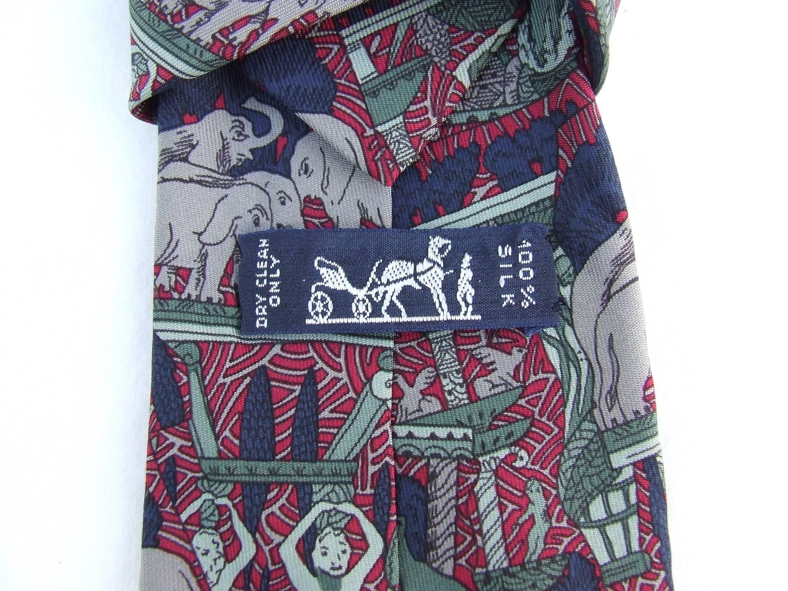 hermes grey tie