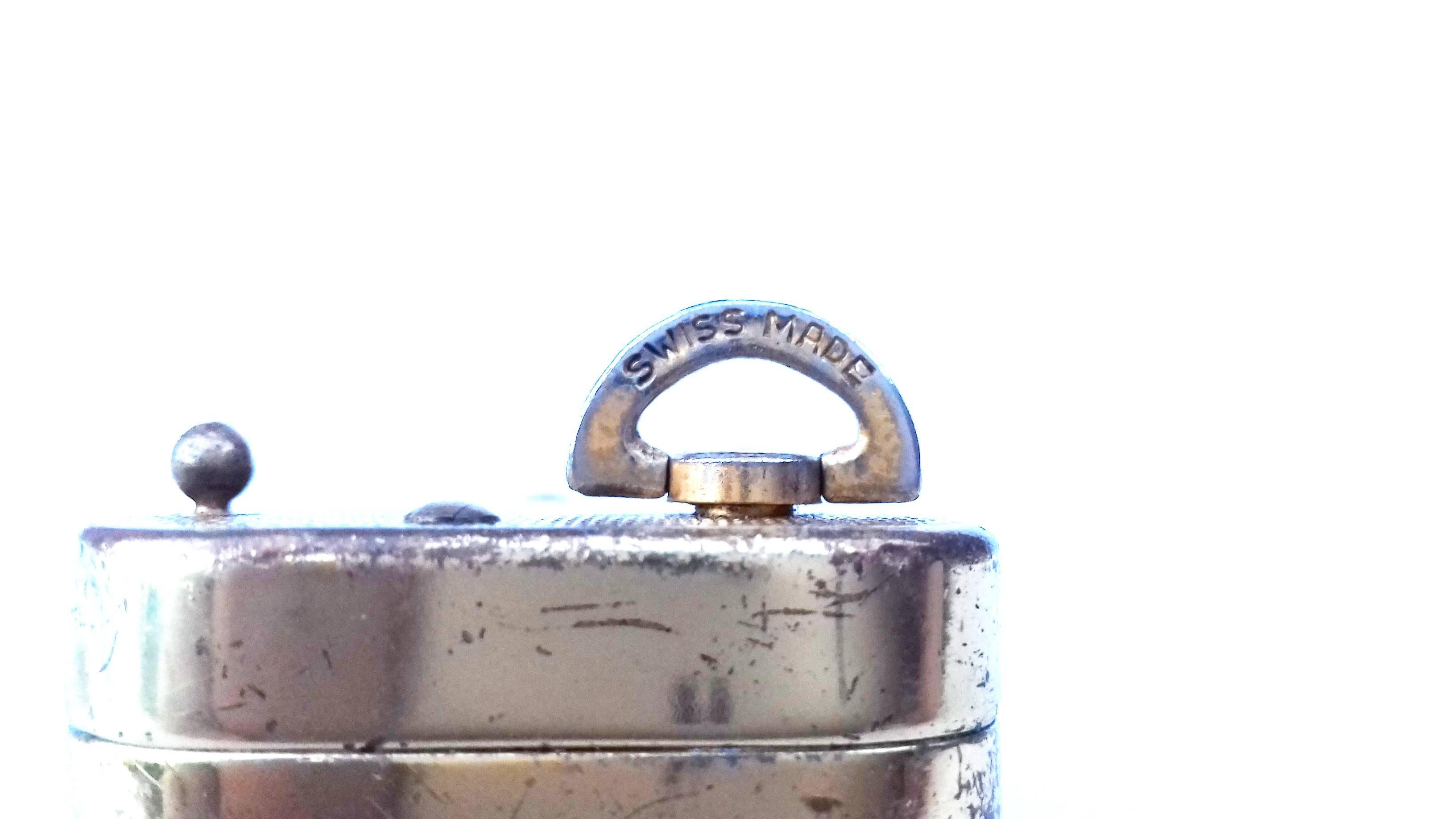 Hermes Keychain Key Ring Key Holder Music Box Collector Golden Metal 1
