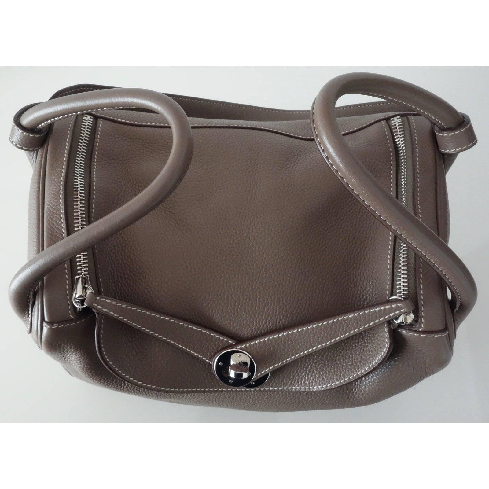 hermes taurillon clemence lindy 30 etoupe