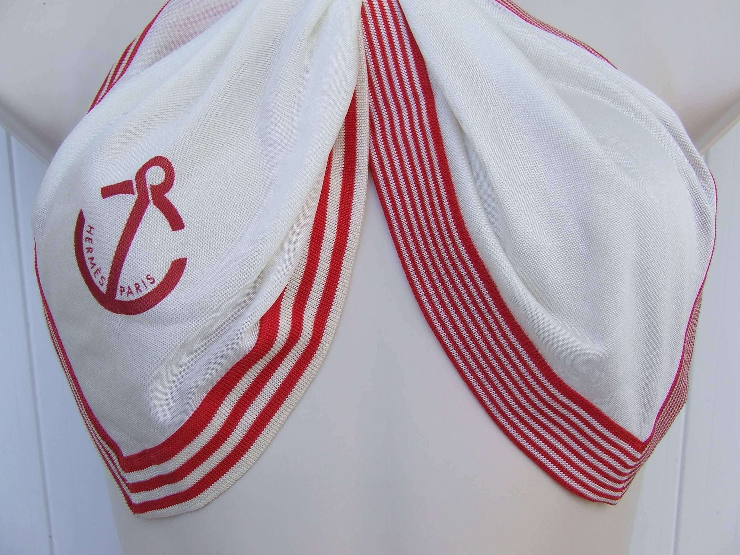 red sailor scarf