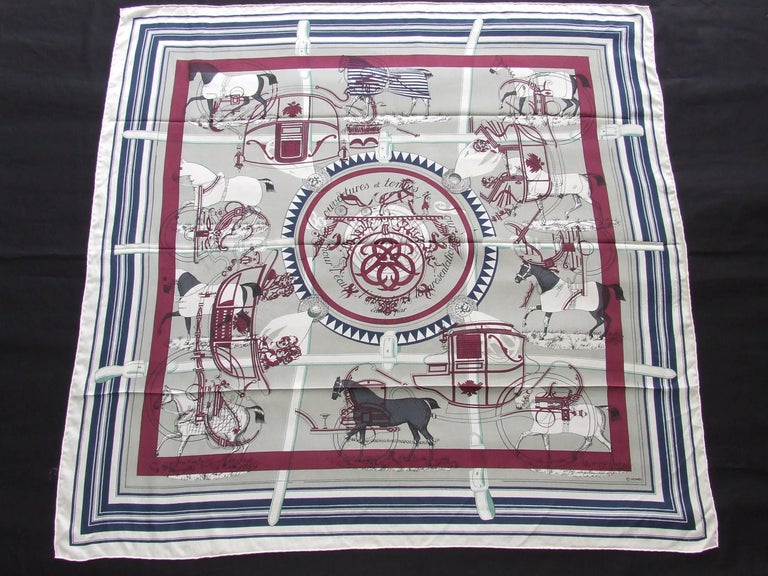 Rare and beautiful authentic Hermès scarf

