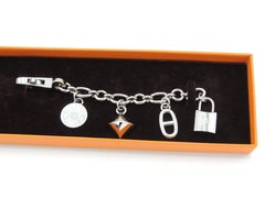 Hermès Olga Breloques Silver Tone Charm Chain For Kelly Birkin Bag