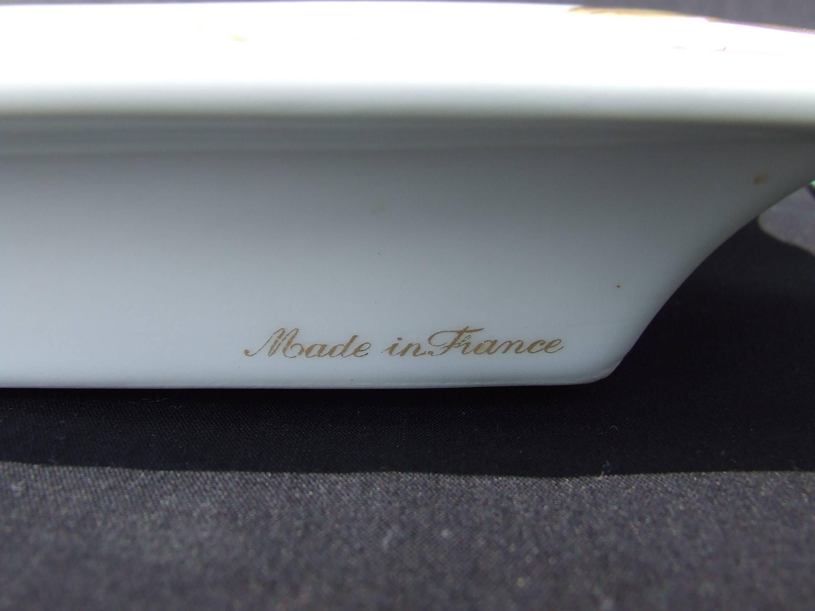 Hermès Vintage Porcelain Ashtray Change Tray Biche Deer Xavier de Poret 13