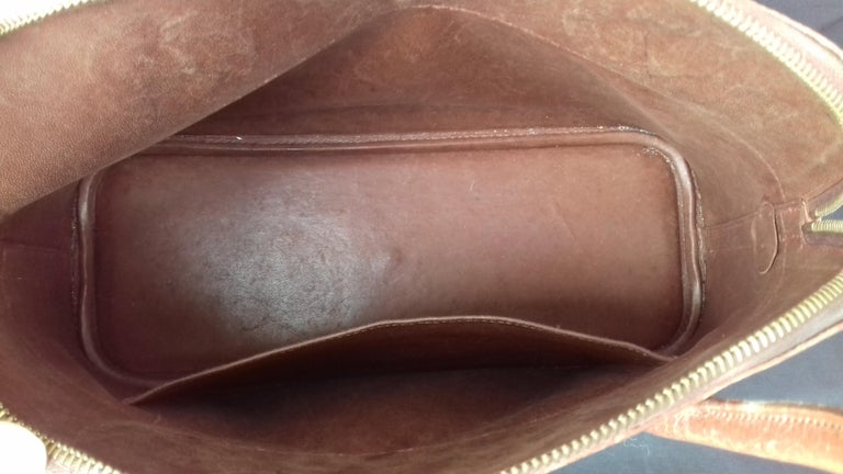 Hermès Vintage Bolide Bag 2 ways Brown Leather Golden Hdw 33 cm at 1stDibs